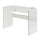 Soho 42 Inch Glass Desk With Charging Station, White - Convenience Concepts
