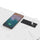 Soho 42 Inch Glass Desk With Charging Station, Faux White Marble - Convenience Concepts