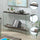SoHo Glass V Console Table with Shelf - Convenience Concepts