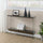 SoHo Glass V Console Table with Shelf - Convenience Concepts
