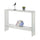 SoHo Glass V Console Table with Shelf - Convenience Concepts