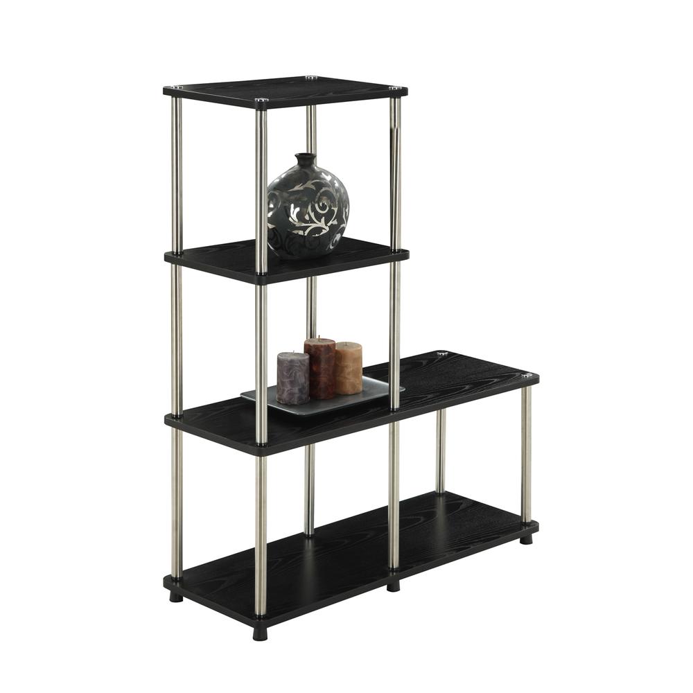 Designs2Go Multi Shelf ''L'' Bookshelf - Convience Concept, Inc.