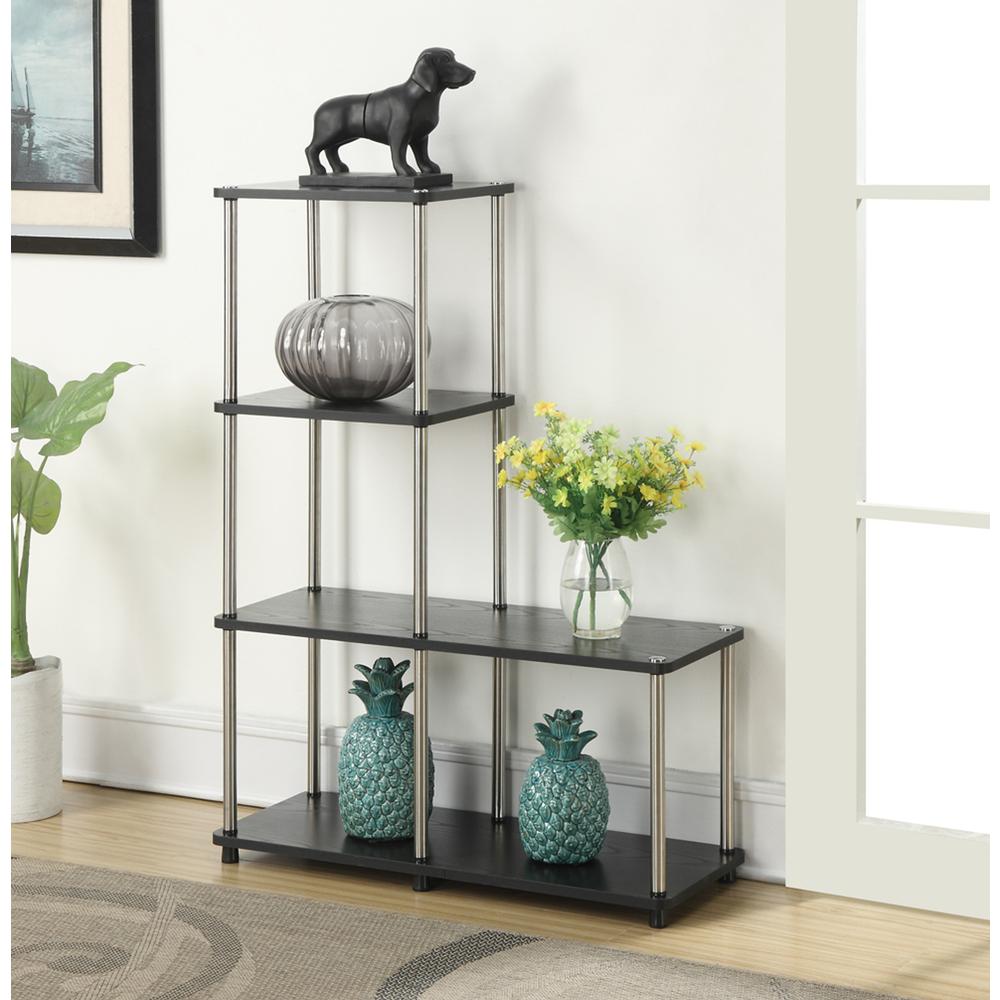Designs2Go Multi Shelf ''L'' Bookshelf - Convience Concept, Inc.