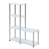 Designs2Go Multi Shelf ''L'' Bookshelf - Convience Concept, Inc.