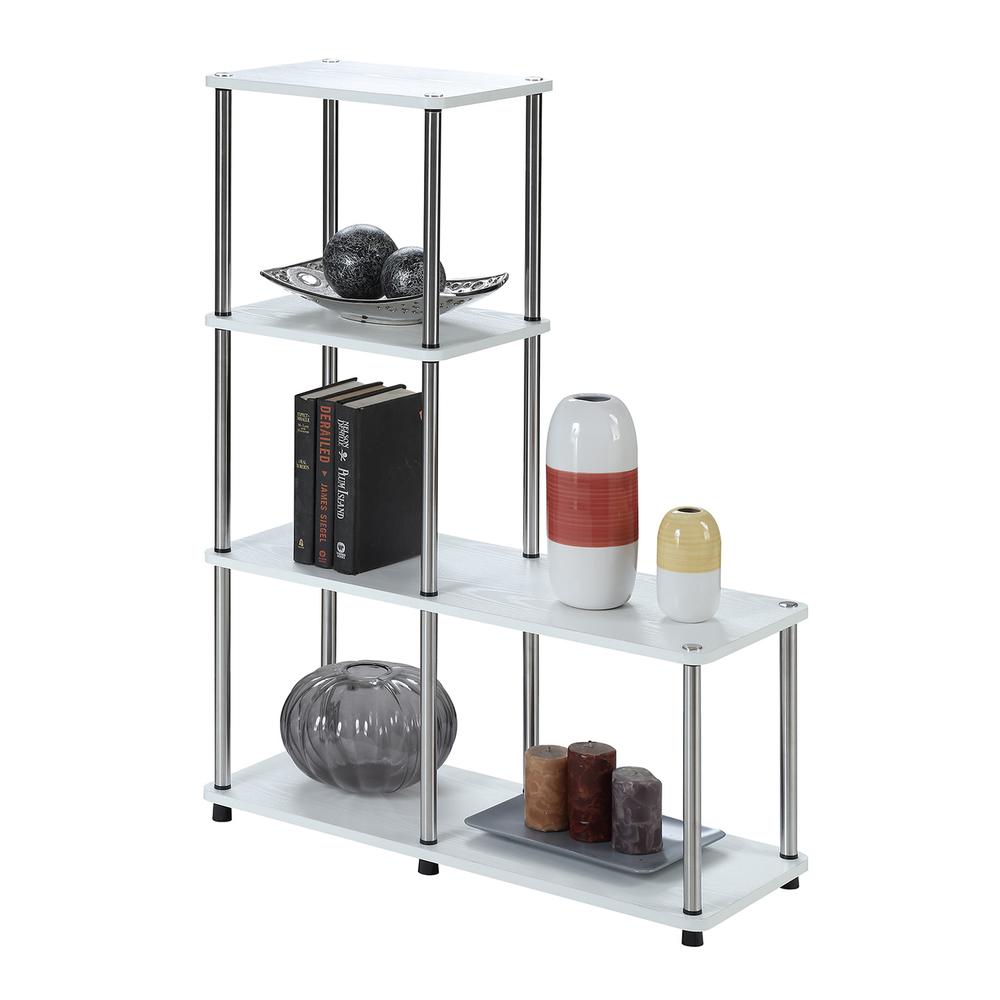 Designs2Go Multi Shelf ''L'' Bookshelf - Convience Concept, Inc.
