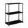 Designs2Go Classic Glass 3 Tier Bookshelf - Convenience Concepts
