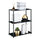 Designs2Go Classic Glass 3 Tier Bookshelf - Convenience Concepts