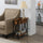 Tucson Flip Top End Table with Charging Station and Shelf - Convience Concept, Inc.