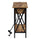 Tucson Flip Top End Table with Charging Station and Shelf - Convience Concept, Inc.