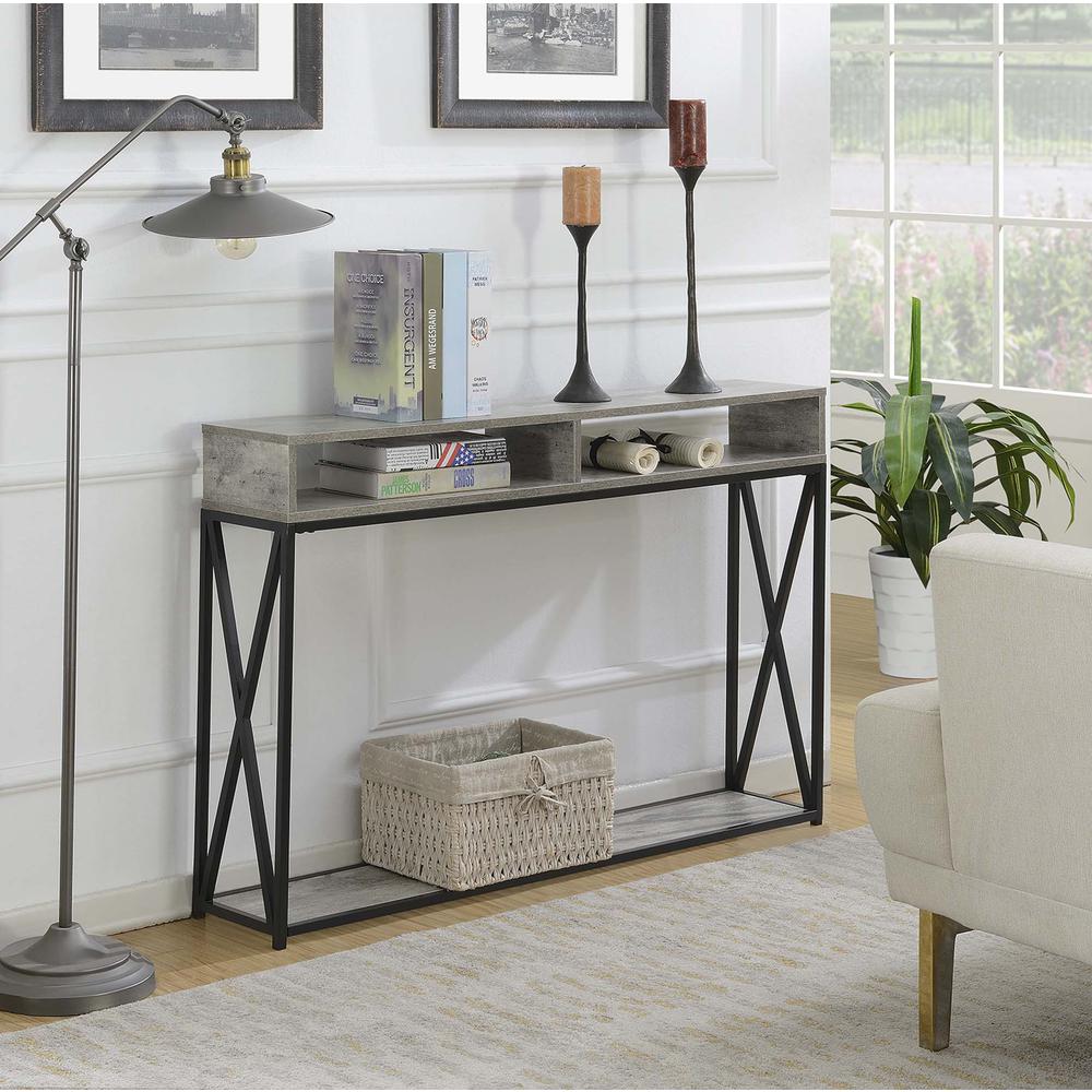 Tucson Deluxe 2 Tier Console Table - Convience Concept, Inc.