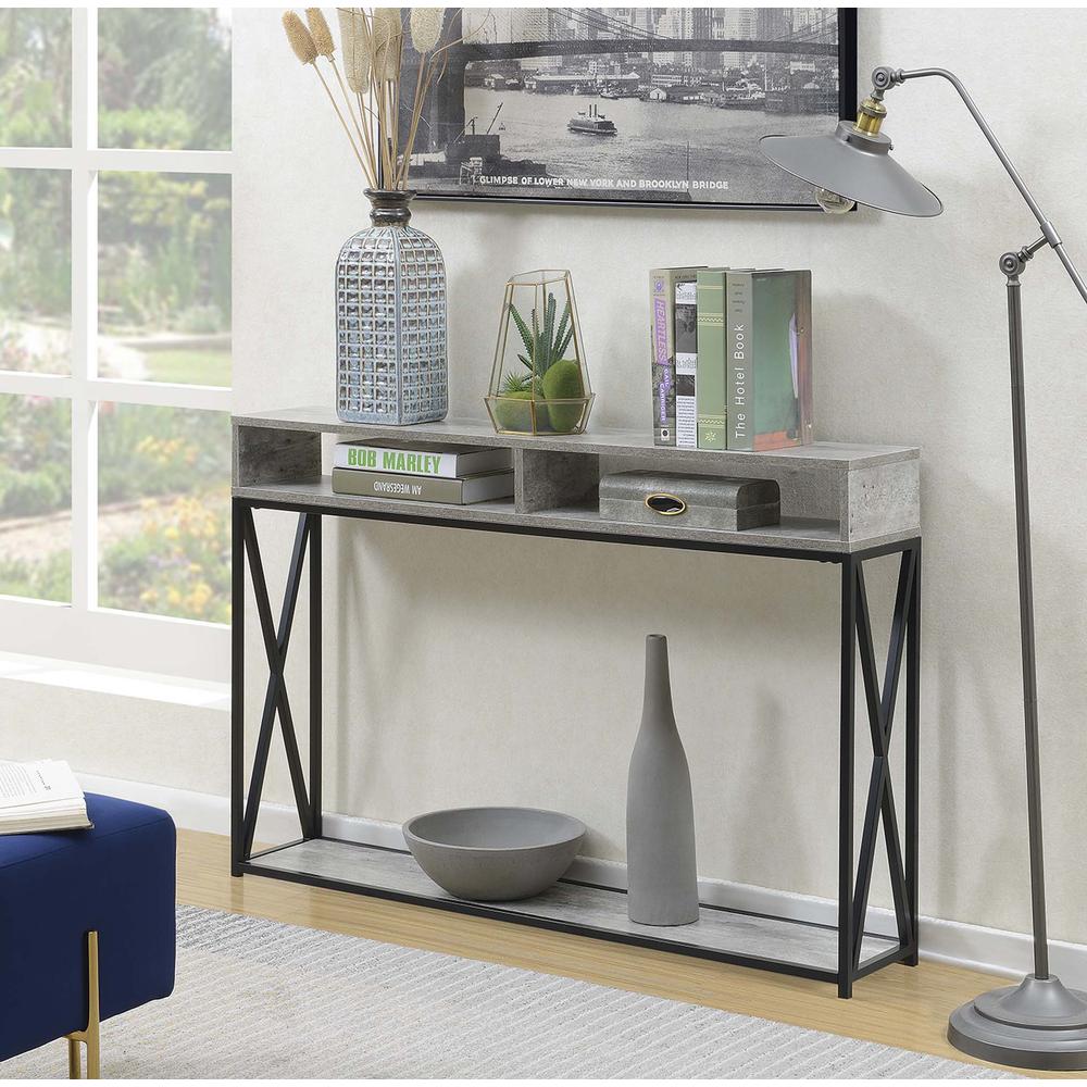 Tucson Deluxe 2 Tier Console Table - Convience Concept, Inc.