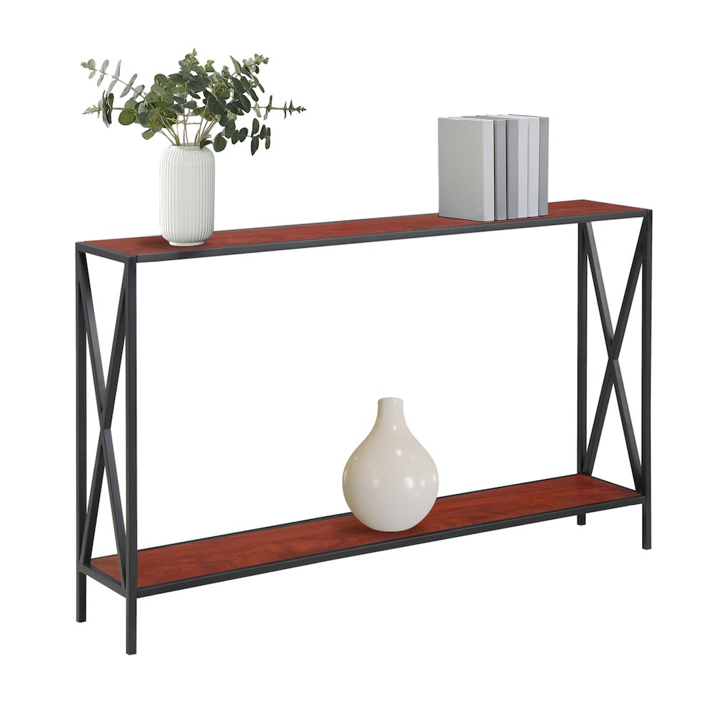 Tucson Console Table with Shelf - Convience Concept, Inc.