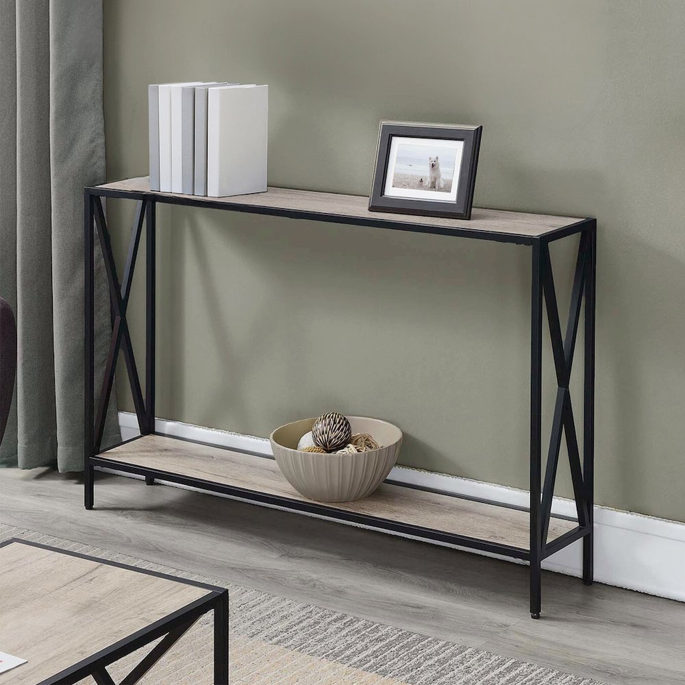 Tucson Console Table with Shelf - Convenience Concepts