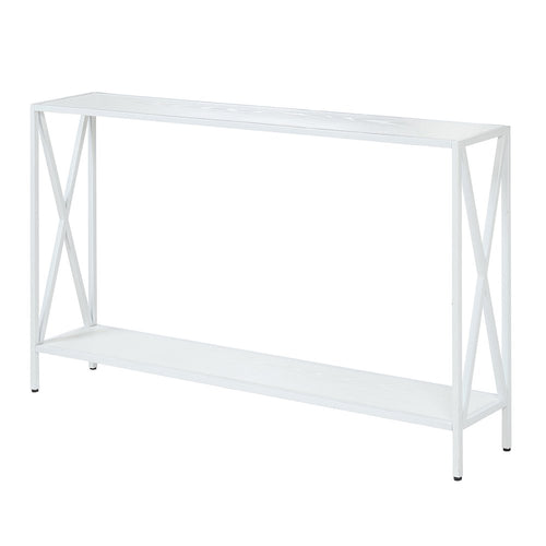 Tucson Console Table with Shelf - Convience Concept, Inc.