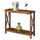 Durango Console Table, Barnwood/Black - Convenience Concepts