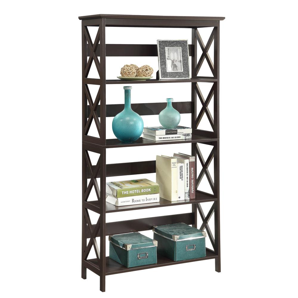 Oxford 5 Tier Bookcase - Convience Concept, Inc.