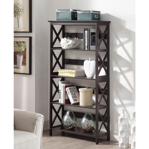 Oxford 5 Tier Bookcase - Convience Concept, Inc.