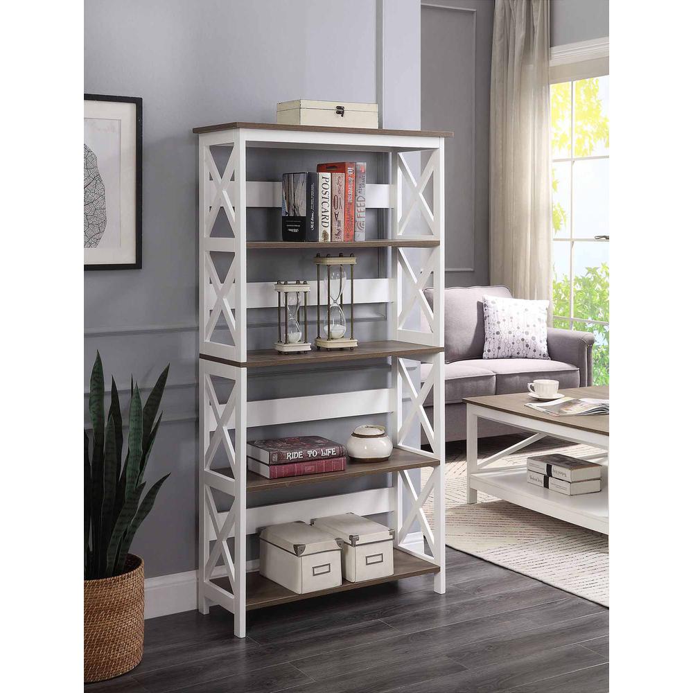Oxford 5 Tier Bookcase - Convience Concept, Inc.