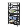 Oxford 5 Tier Bookcase with Drawer - Convience Concept, Inc.