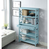 Oxford 5 Tier Bookcase with Drawer - Convience Concept, Inc.