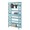Oxford 5 Tier Bookcase with Drawer - Convience Concept, Inc.