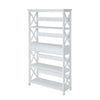 Oxford 5 Tier Bookcase with Drawer - Convience Concept, Inc.