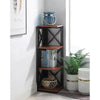 Oxford 3 Tier Corner Bookcase - Convience Concept, Inc.