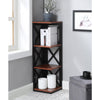 Oxford 3 Tier Corner Bookcase - Convience Concept, Inc.
