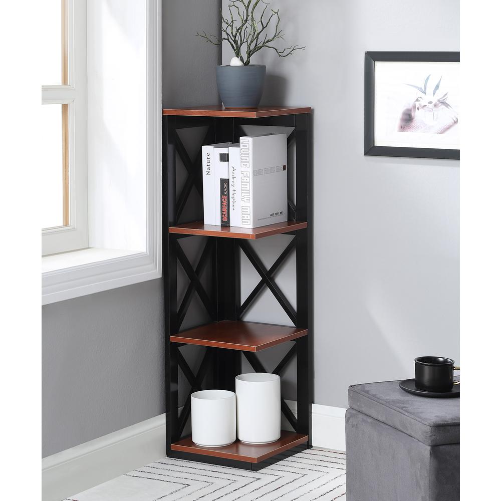 Oxford 3 Tier Corner Bookcase - Convience Concept, Inc.