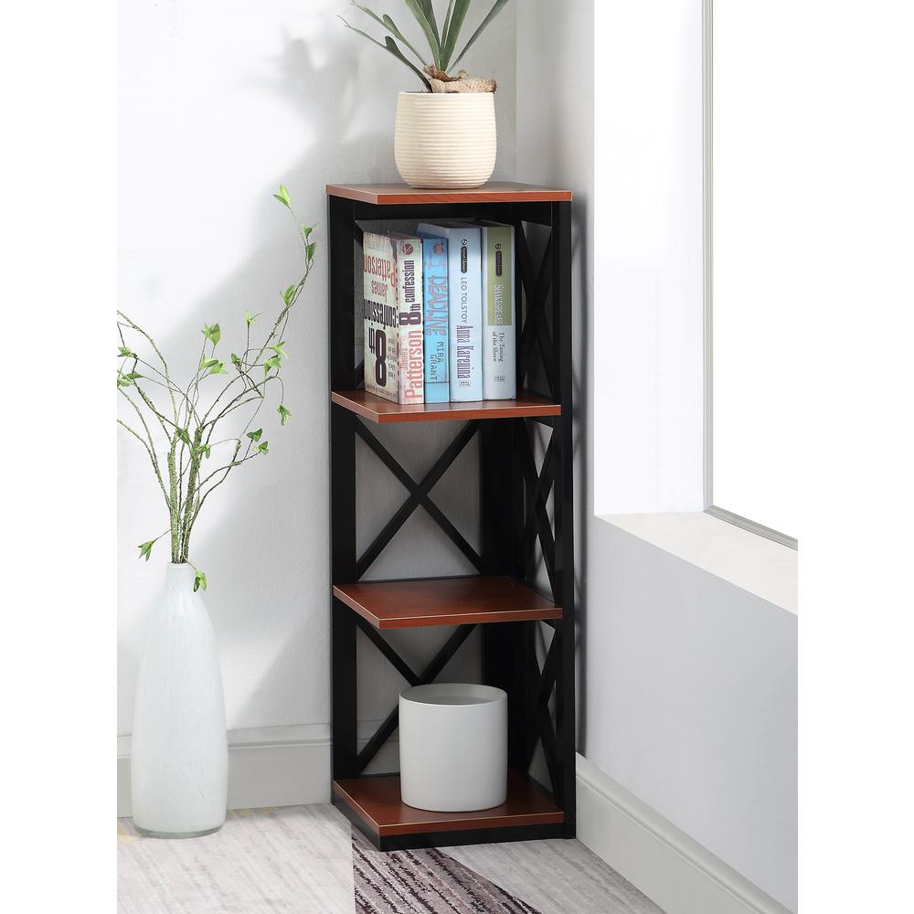 Oxford 3 Tier Corner Bookcase - Convience Concept, Inc.