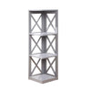 Oxford 3 Tier Corner Bookcase - Convience Concept, Inc.