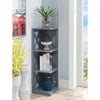 Oxford 3 Tier Corner Bookcase - Convience Concept, Inc.