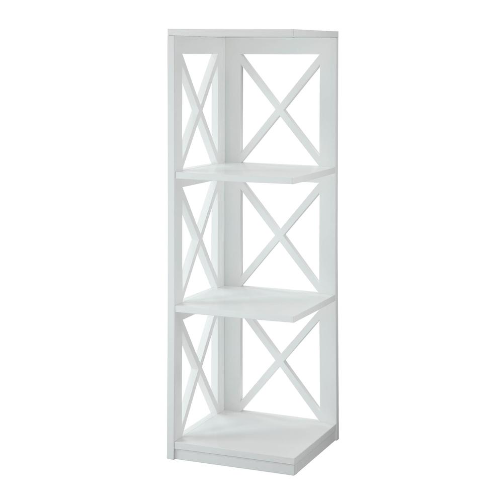 Oxford 3 Tier Corner Bookcase - Convience Concept, Inc.