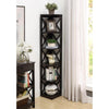 Oxford 5 Tier Corner Bookcase - Convience Concept, Inc.