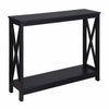 Oxford Console Table with Shelf - Convience Concept, Inc.