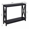 Oxford Console Table with Shelf - Convience Concept, Inc.