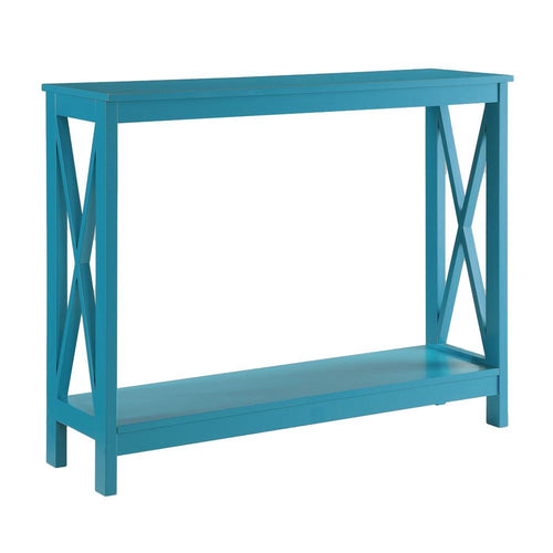 Oxford Console Table with Shelf - Convience Concept, Inc.