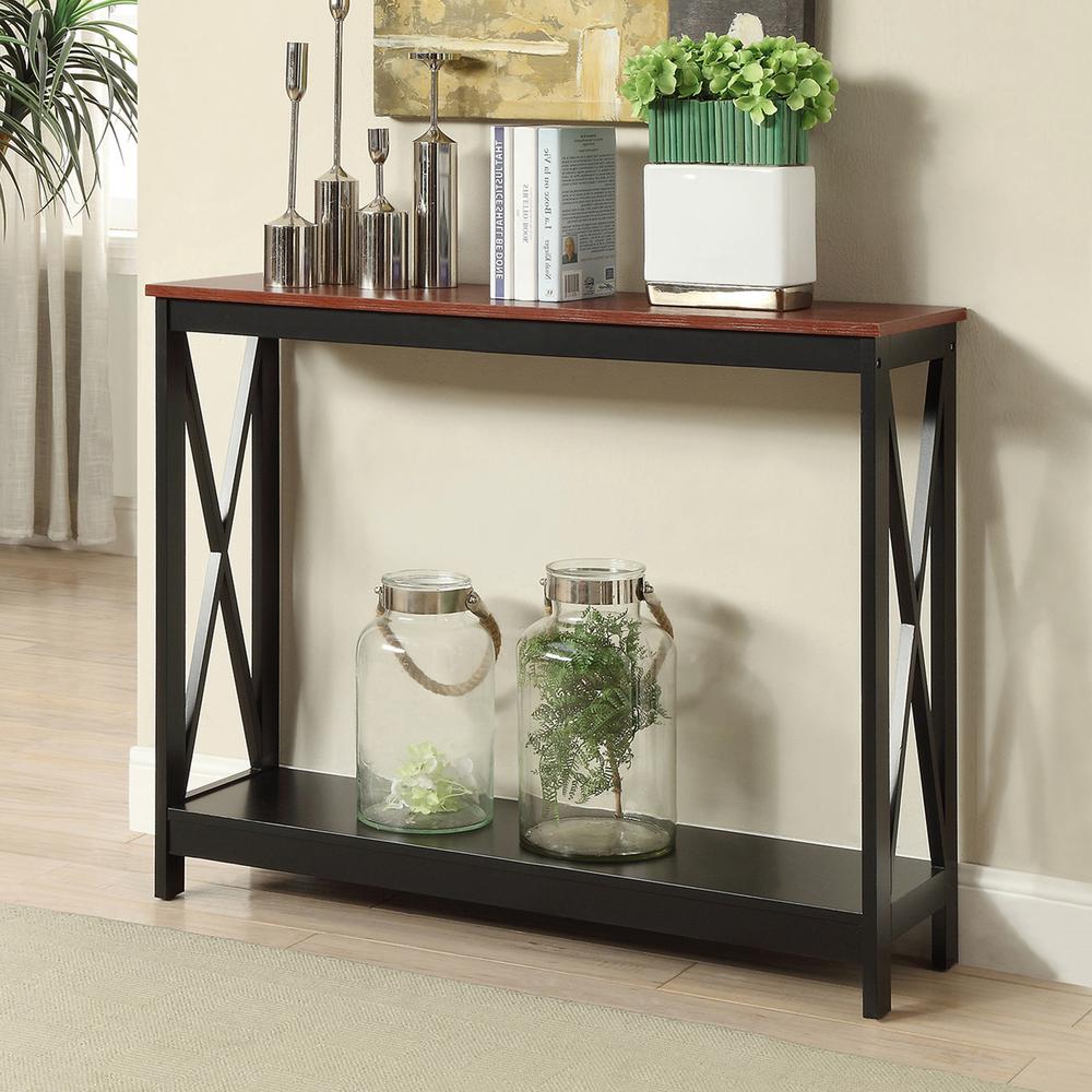 Oxford Console Table with Shelf - Convience Concept, Inc.