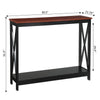 Oxford Console Table with Shelf - Convience Concept, Inc.