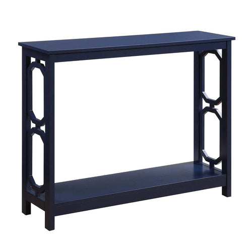Omega Console Table, Cobalt Blue - Convenience Concepts