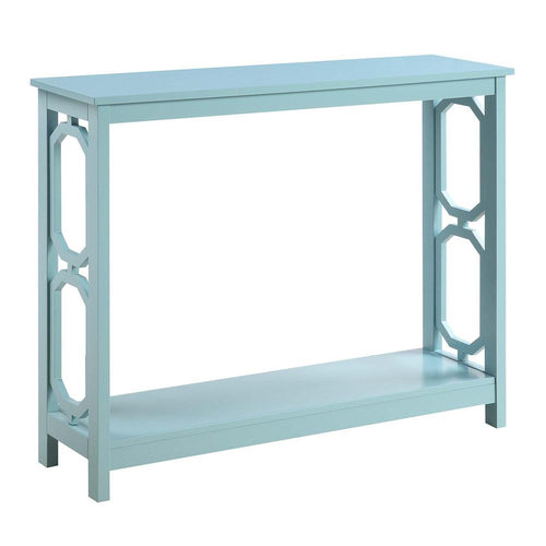 Omega Console Table, Seafoam - Convenience Concepts