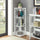 Omega 3 Tier Corner Bookcase, White - Convience Concept, Inc.