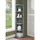 Omega 5 Tier Corner Bookcase - Convience Concept, Inc.