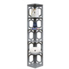 Omega 5 Tier Corner Bookcase - Convience Concept, Inc.