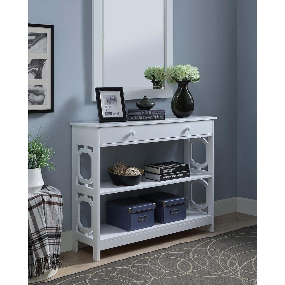 Omega 1 Drawer Console Table - Convience Concept, Inc.
