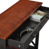 Oxford 1 Drawer Console Table with Shelves - Convience Concept, Inc.