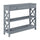 Oxford 1 Drawer Console Table with Shelves - Convience Concept, Inc.
