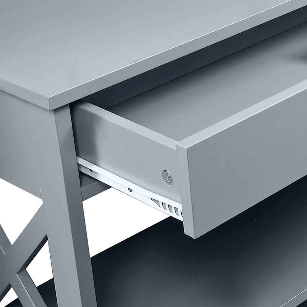 Oxford 1 Drawer Console Table with Shelves - Convience Concept, Inc.