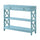 Oxford 1 Drawer Console Table with Shelves - Convience Concept, Inc.