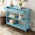 Oxford 1 Drawer Console Table with Shelves - Convience Concept, Inc.